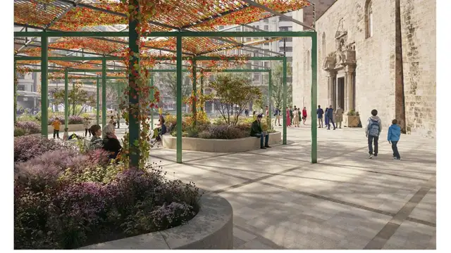El macroproyecto urbano de Valencia para unir el Mercado Central y Plaza España estará acabado en 2030 El macroproyecto urbano de Valencia para unir el Mercado Central y Plaza España estará acabado en 2030