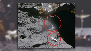 La imagen de una pluma en la Luna que cambió para siempre la historia de la exploración espacial La imagen de una pluma en la Luna que cambió para siempre la historia de la exploración espacial