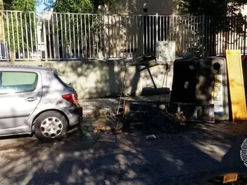 MADRID.-Sucesos.- Un detenido tras un nuevo caso de quema de contenedores en el centro de Madrid MADRID.-Sucesos.- Un detenido tras un nuevo caso de quema de contenedores en el centro de Madrid