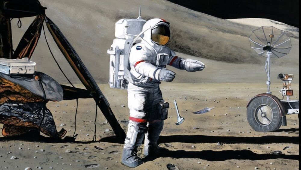 El experimento de la pluma