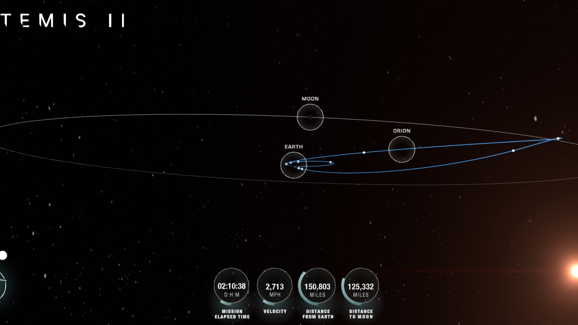 La NASA crea una app para seguir minuto a minuto la misión Artemis II