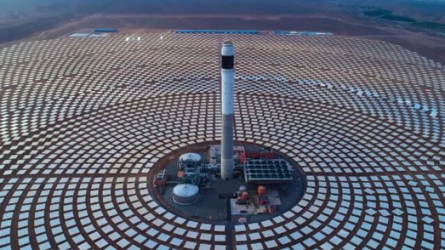 Instalaci&oacute;n de denerg&iacute;a solar marroqu&iacute;