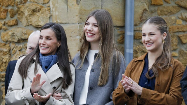 Letizia, Leonor y Sof&iacute;a en una imagen de archivo.