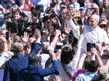 Le&oacute;n XIV, el pasado domingo en Roma