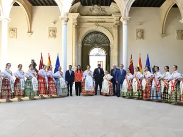 López Miras recibe a las Reinas de la Huerta 2026 y destaca que ambas "representan esa Murcia que fue, es y será" López Miras recibe a las Reinas de la Huerta 2026 y destaca que ambas "representan esa Murcia que fue, es y será"