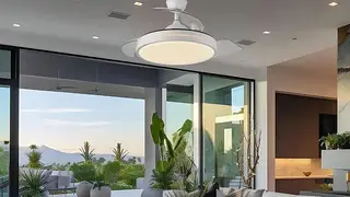 La lámpara de techo con ventilador invisible que parece de Zara Home y cuesta menos de 30 euros Lámpara de techo con ventilador invisible