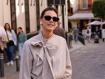 El look de Amaia Salamanca en Semana Santa. El look de Amaia Salamanca en Semana Santa.