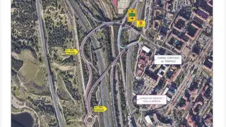 Los trabajos de rehabilitación del puente de acceso desde la M-607 comienzan hoy con cortes parciales Los trabajos de rehabilitación del puente de acceso desde la M-607 comienzan hoy con cortes parciales