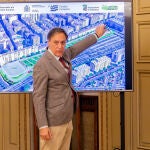 El alcalde de Salamanca, Carlos Garc&iacute;a Carbayo, presenta el nuevo proyecto de los huertos urbanos