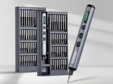 Este gadget especial para manitas debería ser un imprescindible en todos los hogares: arréglalo todo por solo 25 euros Juego de destornilladores eléctricos de precisión