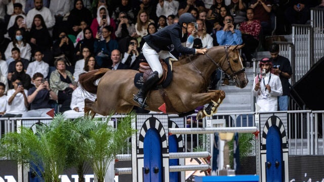 "King Edward" y Henrik von Eckermann, en competici&oacute;n