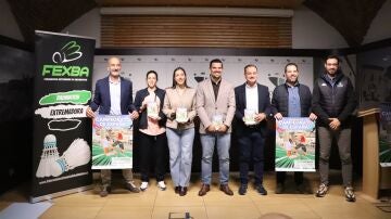 Presentaci&oacute;n del Campeonato de Espa&ntilde;a Senior de Badminton, que se celebrar&aacute; del 1 al 3 de mayo en C&aacute;ceresREMITIDA / HANDOUT por JUNTA DE EXTREMADURAFotograf&iacute;a remitida a medios de comunicaci&oacute;n exclusivamente para ilustrar la noticia a la que hace referencia la imagen, y citando la procedencia de la imagen en la firma08/04/2026