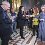 Ceremonia de prueba de llaves del camar&iacute;n que custodia la reliquia de la Santa Faz en Alicante