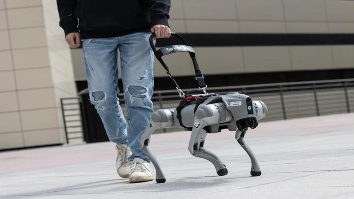 Un perro robot que habla sustituye a los perros guía reales: así funciona su IA