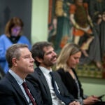 El presidente de Castilla-La Mancha, Emiliano Garc&iacute;a-Page, junto al ministro de Cultura, Ernest Urtasun, en Sig&uuml;enza 
