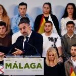 Santiago Abascal interviene en el acto de presentaci&oacute;n de candidatos para las elecciones de Andaluc&iacute;a del pr&oacute;ximo 17 de mayo
