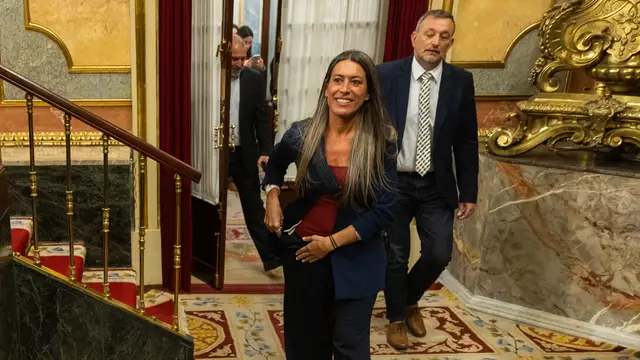 Miriam Nogueras en un pleno del Congreso de los Diputados. Miriam Nogueras en un pleno del Congreso de los Diputados.
