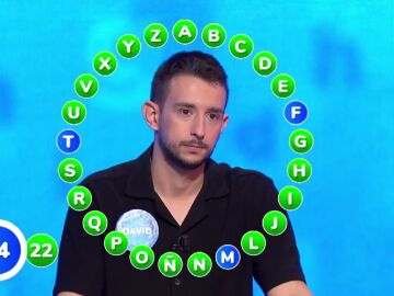 David gana su primer programa en 'Pasapalabra'