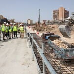 El presidente de la Generalitat, Juanfran P&eacute;rez Llorca, ha visitado hoy las obras de la Estaci&oacute;n Central de Alicante