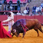 El compromiso de Rafa Serna le vale una oreja en la tercera de abono en Sevilla