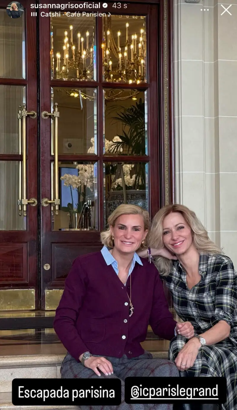 Susanna junto a María Zurita.