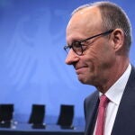 News conference after coalition talks in Berlin