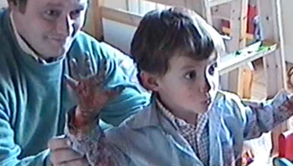 Jaime empezó a dibujar desde que era muy pequeño