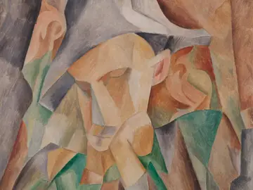 Detalle del 'Arlequín' de Picasso Detalle del 'Arlequín' de Picasso