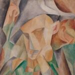 Detalle del 'Arlequ&iacute;n' de Picasso