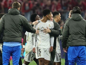 MUNICH (Germany), 15/04/2026.- Jude Bellingham of Real Madrid after losing the UEFA Champions League quarter-finals, 2nd leg match FC Bayern Munich against Real Madrid, in Munich, Germany, 15 April 2026. (Liga de Campeones, Alemania) EFE/EPA/RONALD WITTEK 