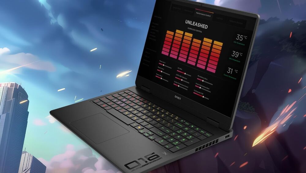 Este HP OMEN 16 tiene un gran rendimiento en líneas generales