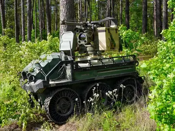 Así es Hunter Wolf, el robot no tripulado que ya participa en maniobras de combate del Ejército de EE. UU.. Así es Hunter Wolf, el robot no tripulado que ya participa en maniobras de combate del Ejército de EE. UU..