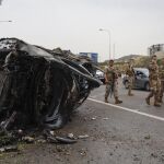L&iacute;bano.- Muere una persona en un bombardeo de Israel contra un coche en la cartera que conecta Beirut y Damasco
