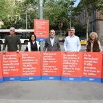 Imagen de la campa&ntilde;a informativa impulsada por el PP en el Ayuntamiento de Barcelona.