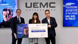 Lidia Risco junto a Jesús Zarzuela y Guillermo Velasco Lidia Risco junto a Jesús Zarzuela y Guillermo Velasco