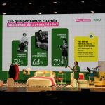 Laura Baena durante la presentaci&oacute;n del informe "La hora de cuidarse" de Malasmadres y DKV