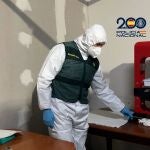 El laboratorio para procesar la droga en Gerindote
