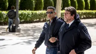 El exchófer de la familia Bárcenas Sergio Ríos a su salida de la Audiencia Nacional El exchófer de la familia Bárcenas Sergio Ríos a su salida de la Audiencia Nacional