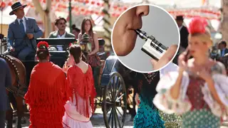 Te pueden multar por vapear en las casetas de la Feria de Sevilla? Lo que dice la ley Te pueden multar por vapear en las casetas de la Feria de Sevilla? Lo que dice la ley