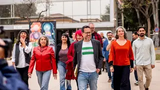 El portavoz de Adelante Andalucía, José Ignacio García, junto a su equipo de candidatos a las elecciones andaluzas El portavoz de Adelante Andalucía, José Ignacio García, junto a su equipo de candidatos a las elecciones andaluzas