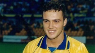Ángel Sánchez con la UD Las Palmas REMITIDA / HANDOUT por UD LAS PALMAS Fotografía remitida a medios de comunicación exclusivamente para ilustrar la noticia a la que hace referencia la imagen, y citando la procedencia de la imagen en la firma 25/04/2026