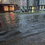 La tromba de agua de anoche en Santander deja m&aacute;s de 20 litros por metro cuadrado en una hora