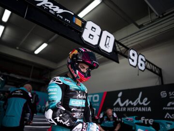 David Alonso, piloto de Moto2
