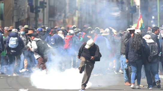 Las protestas ponen contra las cuerdas al presidente de Bolivia