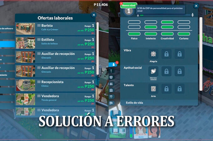 Solución a errores y bugs conocidos de Paralives