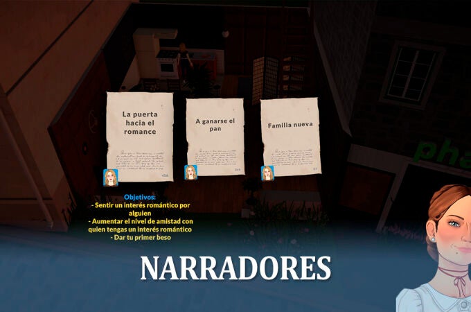 Cómo funcionan los narradores en Paralives y cómo alargar la vida de nuestros personajes