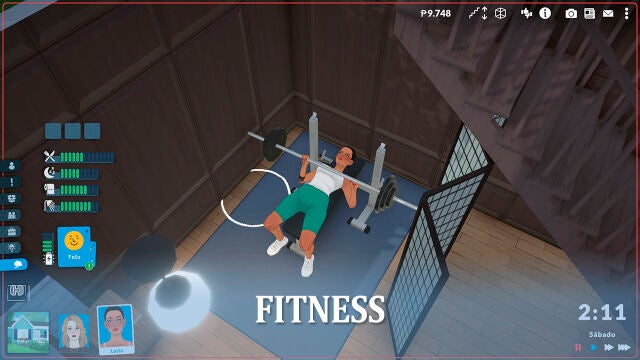 Cómo mejorar la habilidad de fitness en Paralives