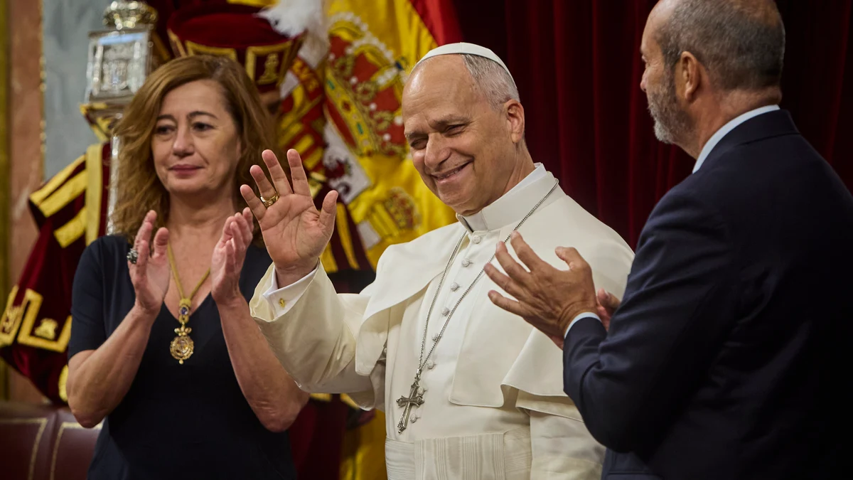 Visita a las Cortes Generales de Su Santidad el Papa León XIV. Congreso de los Diputados.
Viaje del Papa León