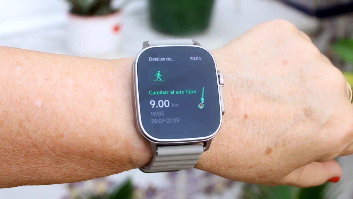 Detalles del ejercicio en el realme Watch 5