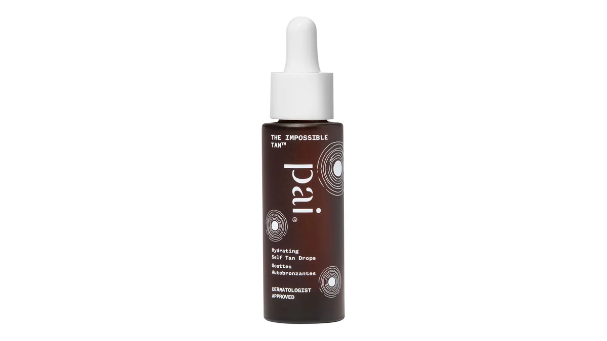 Gotas bronceadoras con tratamiento facial.